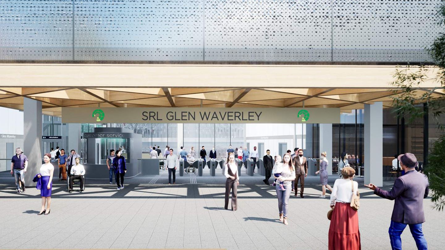 Construction of the SRL station at Glen Waverley will be completed in stages and is expected to take approximately 6 years.