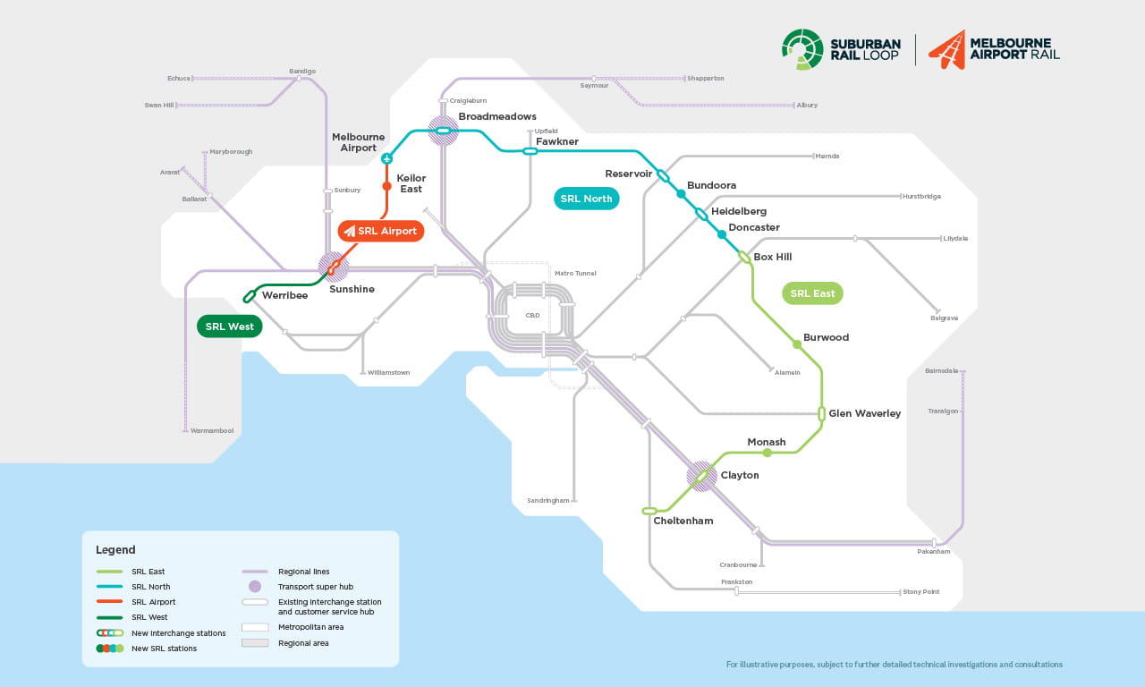 Suburban Rail Loop aims to transform the public transport system and deliver enormous social and precinct benefits for all Victorians.