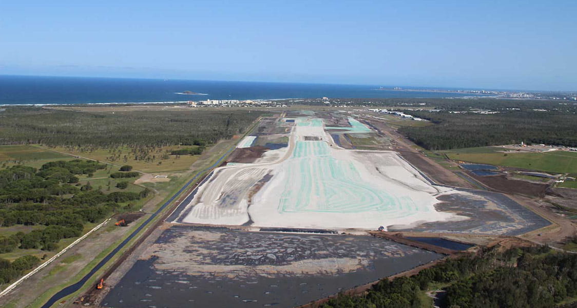 The runway airport terminal now provides efficient services and quality facilities for all passengers, including a variety of shopping and dining experiences.