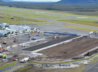 The Sunshine Coast Airport expansion project is located inside the existing airport site at Marcoola, Queensland.