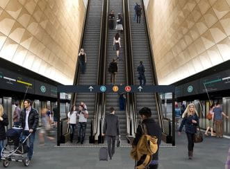 Aurecon is leading the design role in the project Sydney Central Station’s Central Walk and the new escalators in from Platforms 12 to 23 will be open in late 2022.