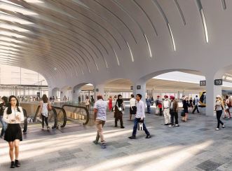 Sydney Central Station redevelopment. Aurecon is playing a leading design role in the project.