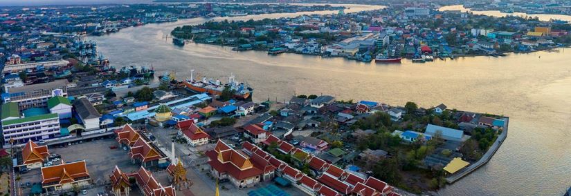 The Tha Chin River is a picturesque area, rich in history and culture, an integral part of Thailand City. Image courtesy of Aurecon and Asian Engineering Consultants.