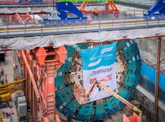 Two tunnel boring machines (Bella and Vida) will burrow under Melbourne’s west while installing a watertight concrete lining to create new tunnels.