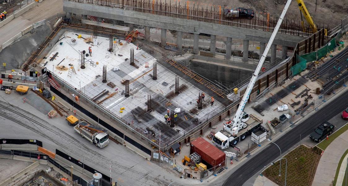 The WestConnex M4-M5 Link Tunnels provides a link between the first two stages of WestConnex; M8 (at St Peter's) and New M4 (at Haberfield).