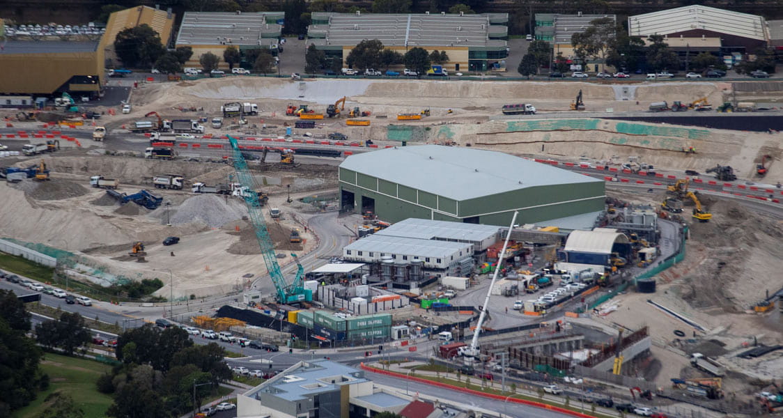 The M4-M5 Link Tunnels and Rozelle Interchange projects form a critical part of WestConnex, connecting the first two WestConnex stages; M8 and New M4.