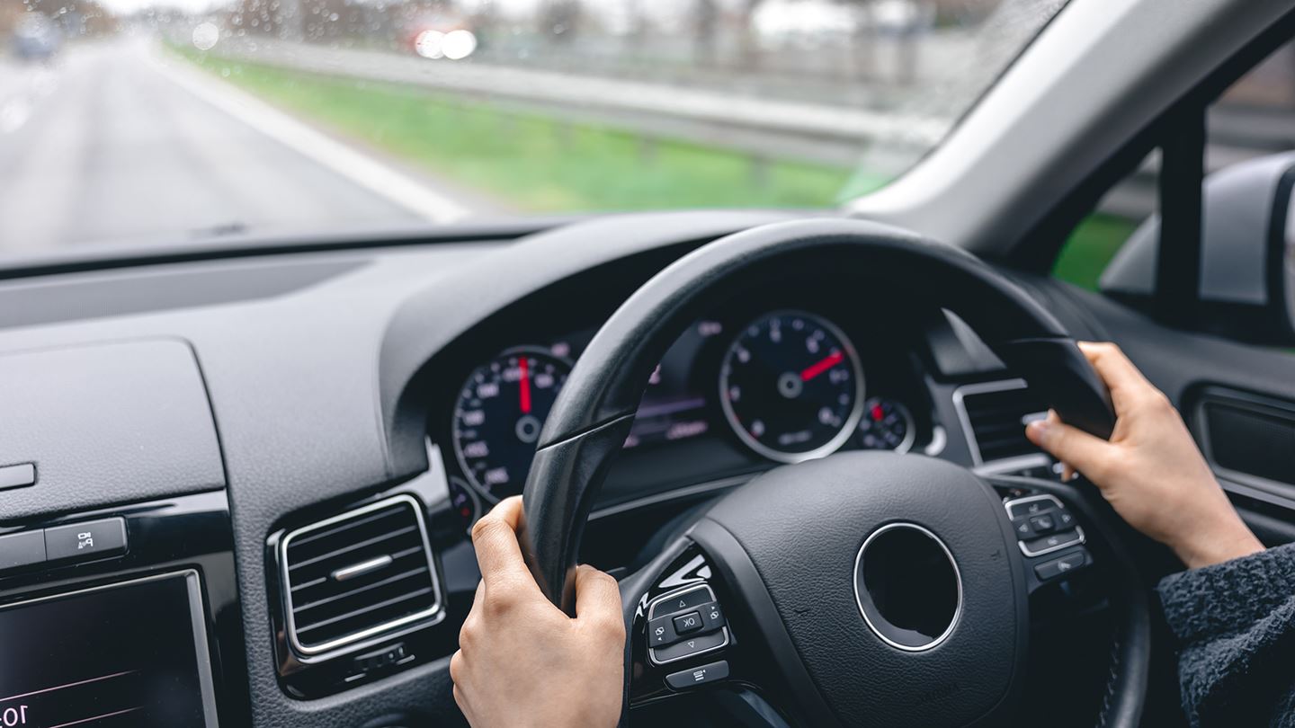 Person driving
