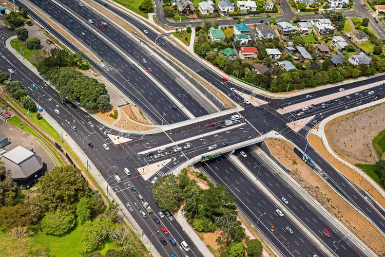Completed St Lukes interchange.