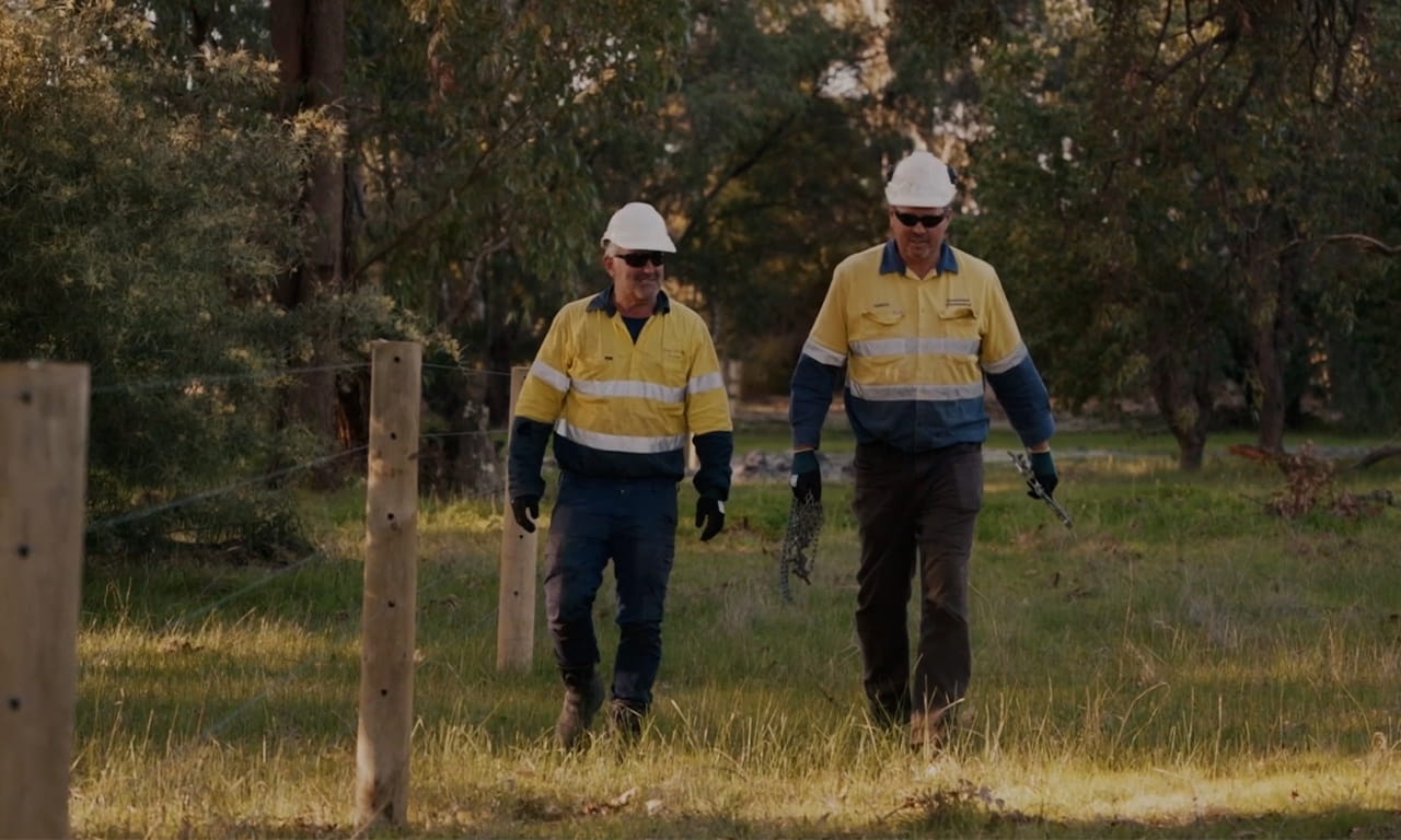 New fencing and landscaping in line with environmental plan and objectives.