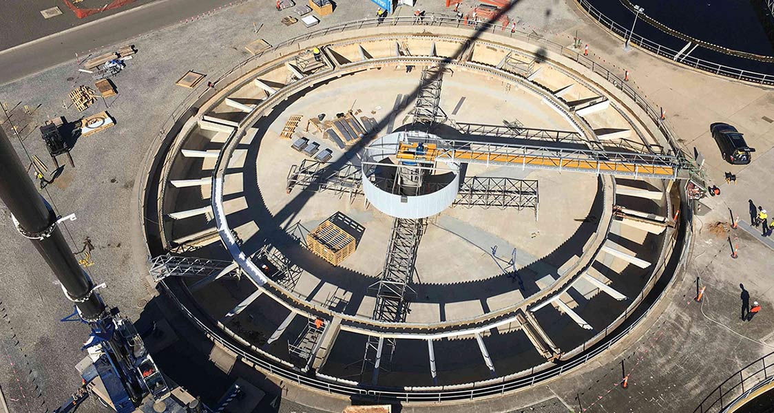Wastewater treatment plants protect public health and help the environment by treating water and reusing gases and biosolids from the treatment process.