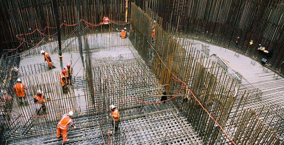 Construction of the Hobson Bay pump station, part of the Watercare Project.