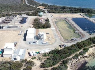 Port Lincoln Wastewater Treatment Plant redevelopment won the Infrastructure Project Innovation Award (Regional) at the South Australian Water Awards 2021. Image courtesy of SA Water.