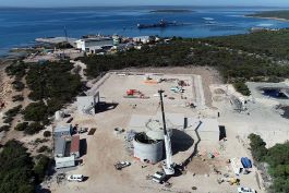 A future-proofed Port Lincoln wastewater treatment plan was developed using a “circular economy” approach. Image courtesy of SA Water.