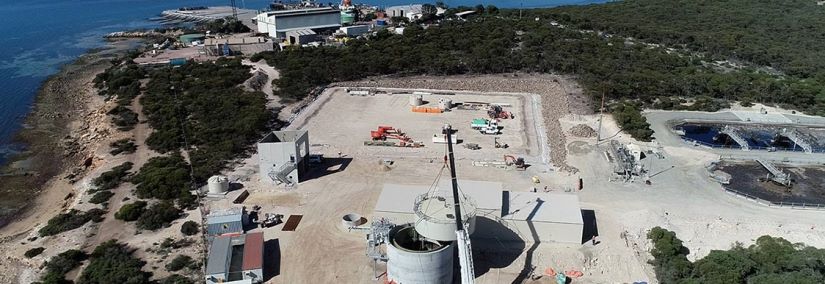 A future-proofed Port Lincoln wastewater treatment plan was developed using a “circular economy” approach. Image courtesy of SA Water.
