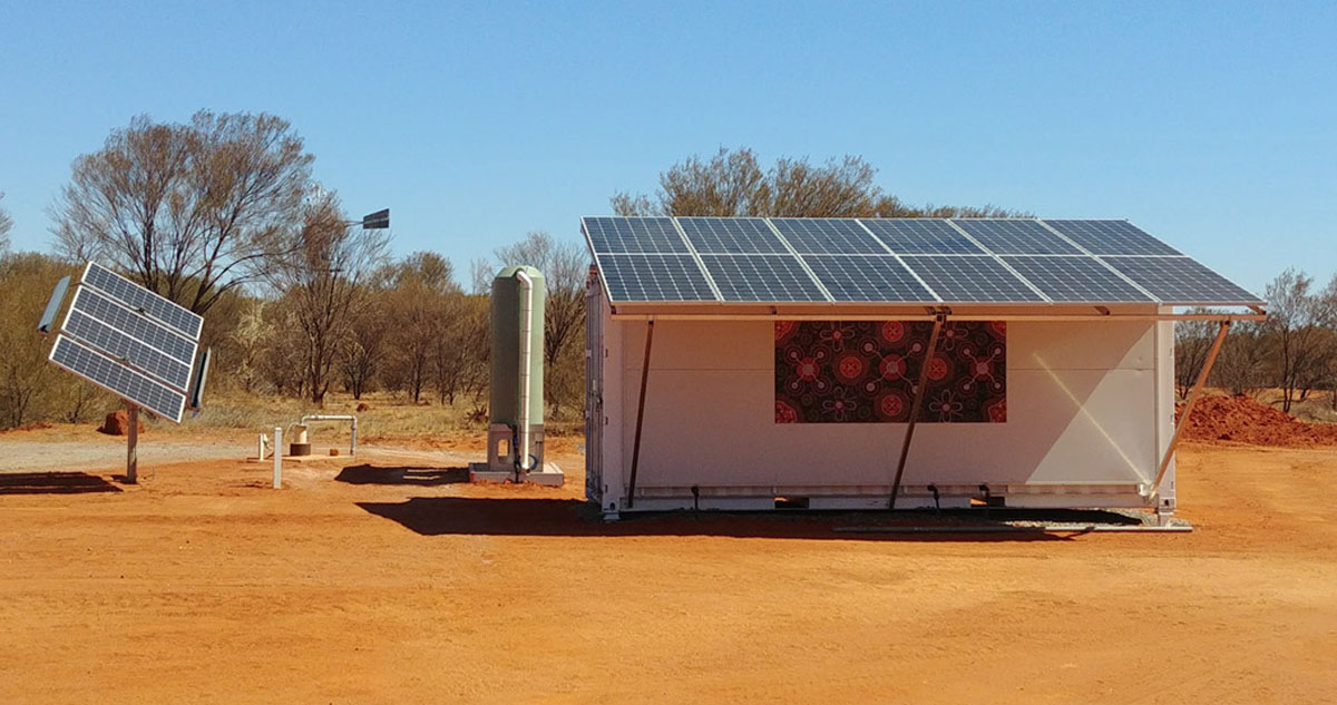 Aurecon partnered with Ampcontrol to create a breakthrough off-grid water purifying system for use in remote Indigenous communities