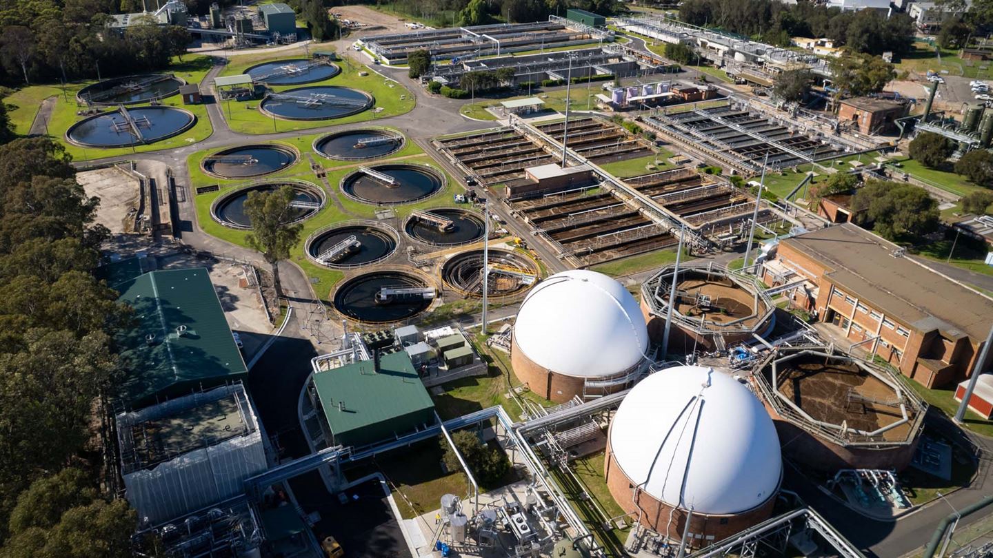 The detailed design of the biosolids treatment hub at St Marys water recycling plant.
